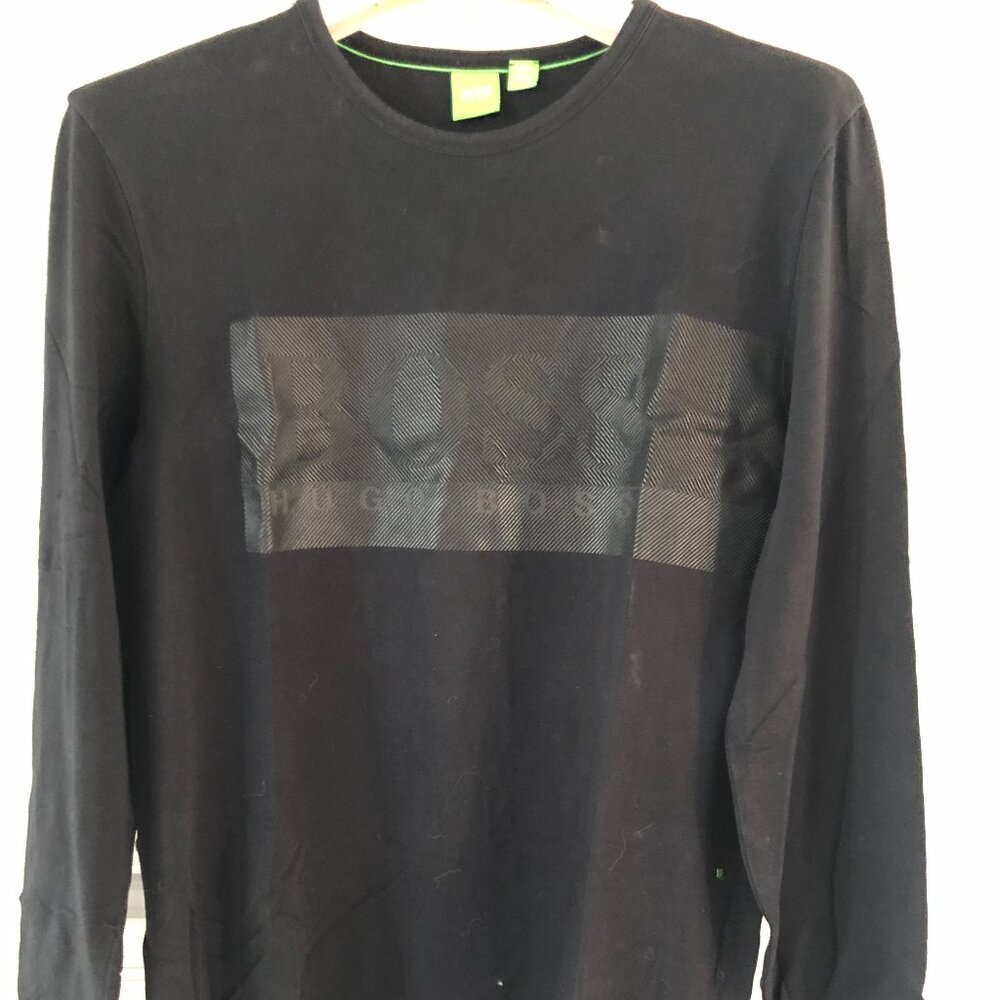 hugo boss mens long sleeve shirt mint